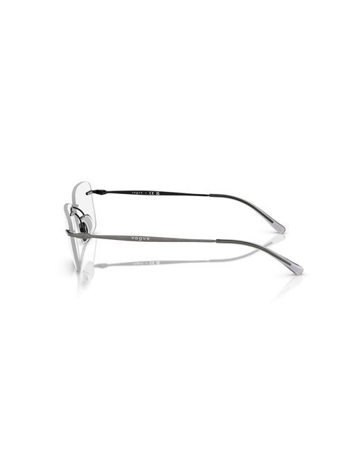 Vogue Eyewear Black Vo4314I 5136 Optical Frames Metal Pillow Normal