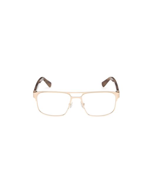 Guess Black Gu50367 32 Optical Frames Metal Squared Normal for men
