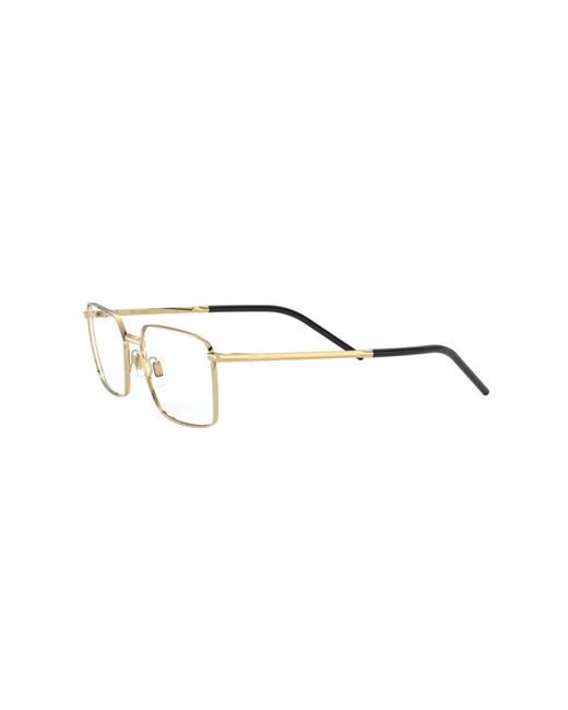 Dolce & Gabbana Black Dg1328 02 Optical Frames Metal Squared for men