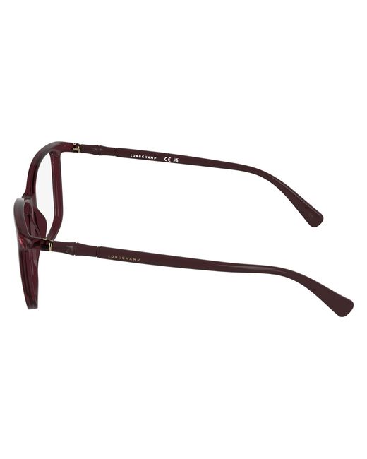 Longchamp Black Lo2801 601 Optical Frames Bio-Injected Squared Normal