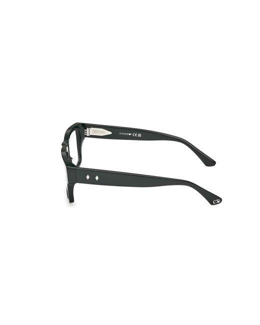 Web Black We5415 096 Optical Frames Acetate Squared Normal for men