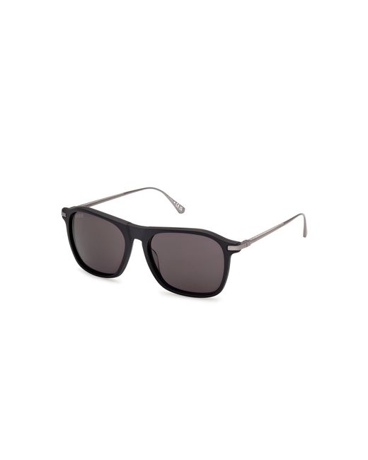 Web Black We0386 02A Sunglasses Acetate Smoke Squared Normal