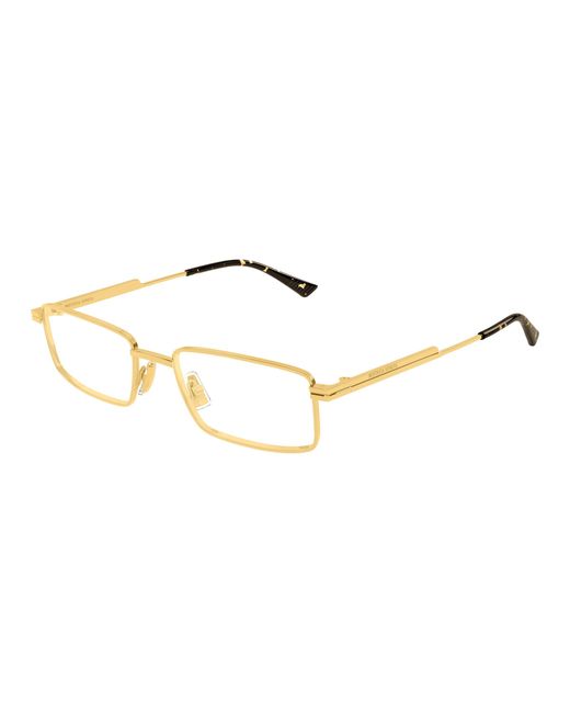 Bottega Veneta Black Bv1467O 003 Optical Frames Metal Transparent Squared