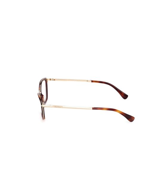 Max Mara Black Mm5152 052 Optical Frames Acetate Round Normal