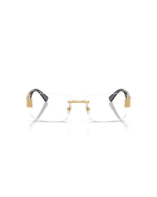 Versace Black Ve1310 1002 Optical Frames Metal Pillow Normal for men