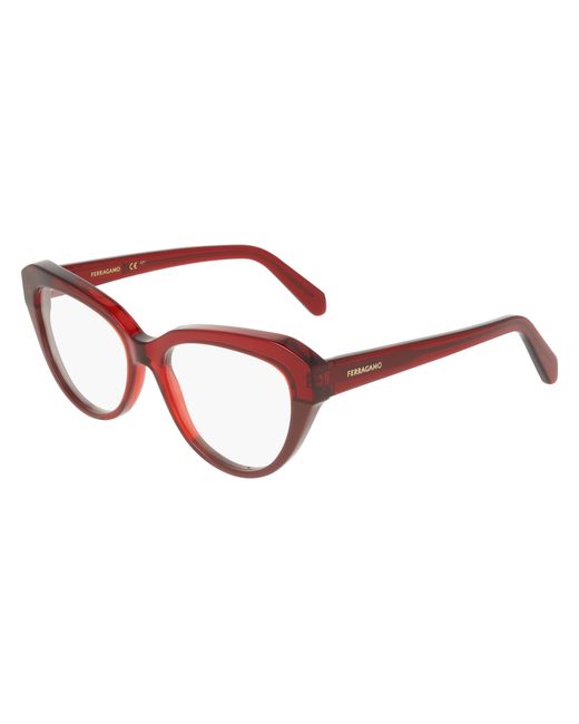 Ferragamo Black Sf3046 618 Optical Frames Acetate Cat Eye Normal