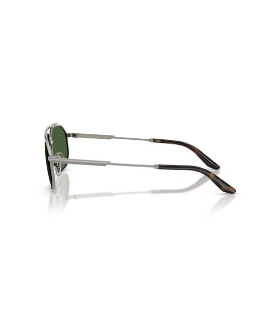 Dolce & Gabbana Green Dg2328 04/71 Sunglasses Metal Pilot Normal for men