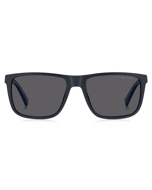 Tommy Hilfiger Black Th 2043/S Fll/Ir Sunglasses Plastic Squared Normal for men