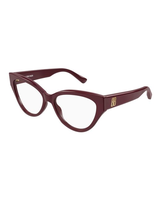 Balenciaga Black Bb0482O 003 Optical Frames Acetate Transparent Cat Eye