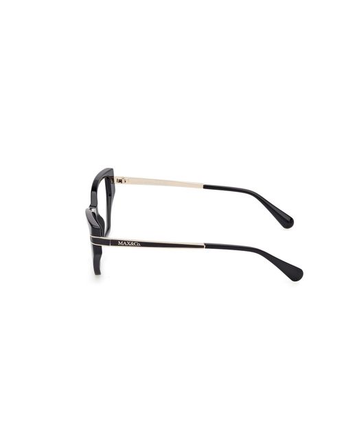MAX&Co. Black Mo5170 001 Optical Frames Injected Cat Eye Normal