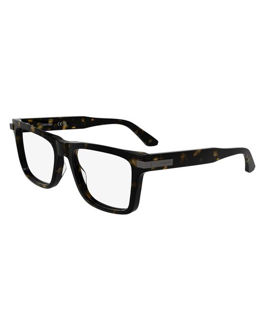 Calvin Klein Black Ck25514 235 Optical Frames Acetate Squared Normal for men
