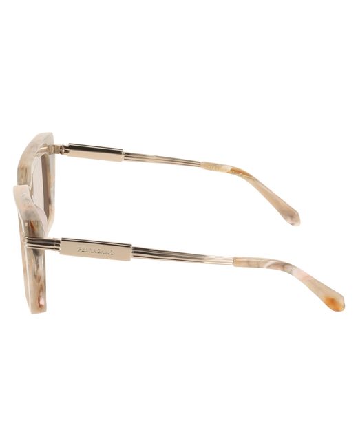 Ferragamo Black Sf2089S 026 Sunglasses Acetate Squared Normal