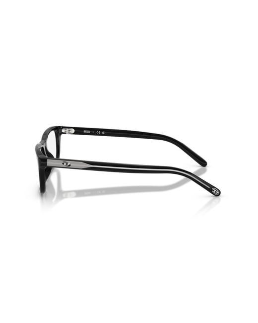 DIESEL Black Dl4017U 2001 Optical Frames Acetate Transparent Squared Normal