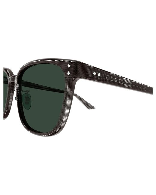 Gucci Black Gg1896Sk 003 Sunglasses Acetate Squared for men