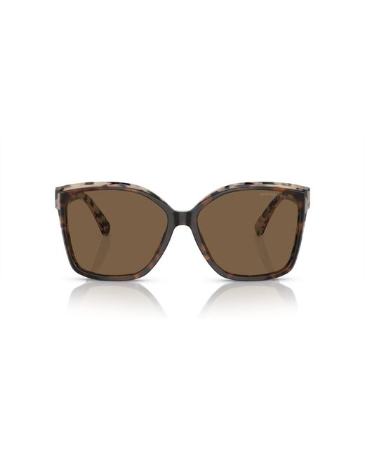 Michael Kors Black Mk2201 Malia 395173 Sunglasses Acetate Squared Normal Shaded