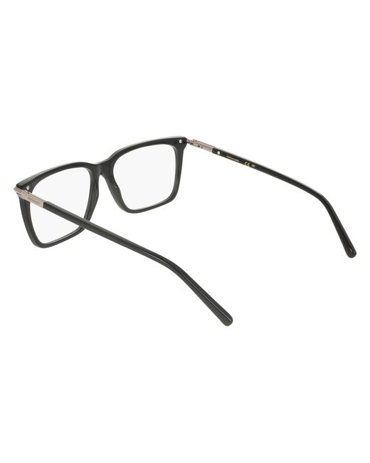 Ferragamo Black Sf3037 001 Optical Frames Acetate Squared Normal for men