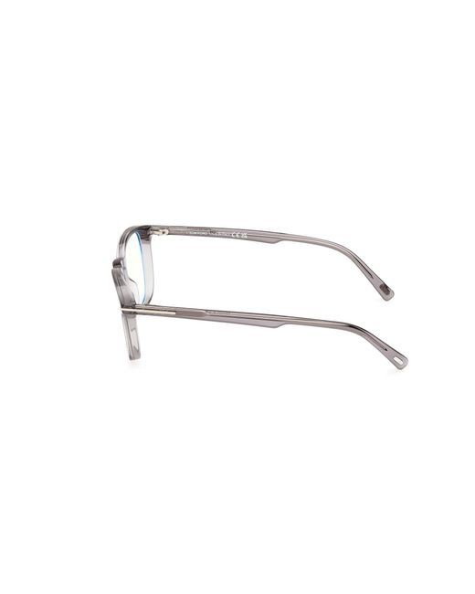 Tom Ford Black Ft5960-B 020 Optical Frames Acetate Squared Normal for men