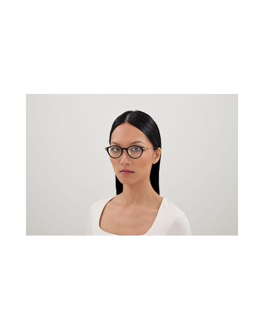 Gucci Black Gg2000Oj 001 Optical Frames Acetate Transparent Round