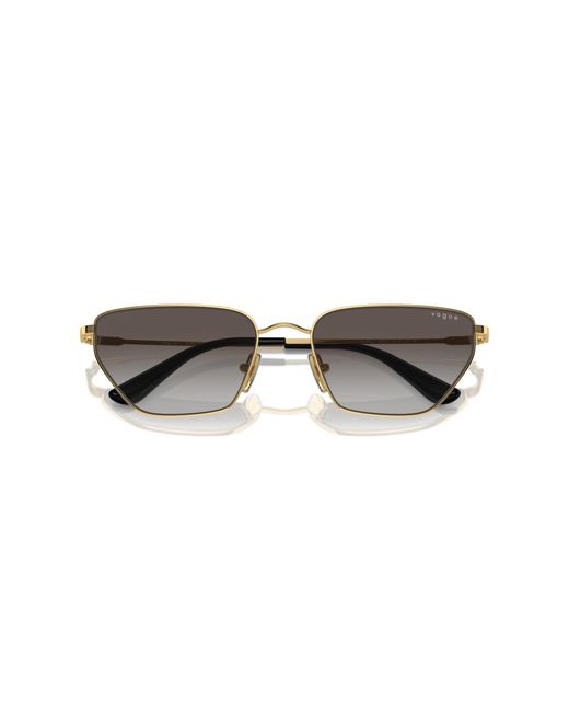 Vogue Eyewear Black Vo4316S 280/8G Sunglasses Metal Geometric Normal Shaded