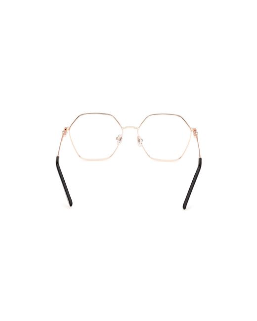 Guess Black Gu50184 028 Optical Frames Metal Geometric Normal