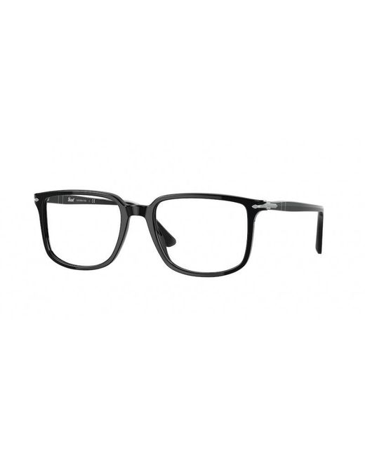 Persol Black Po3275V 95 Optical Frames Plastic Squared for men