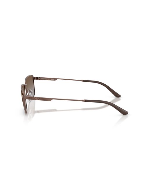 Emporio Armani Black Ea2169 300689 Sunglasses Metal Squared Normal Shaded for men