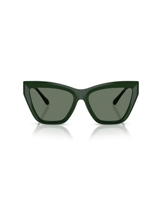 Michael Kors Green Mk2211U Dubai 40063H Sunglasses Injected Cat Eye Normal