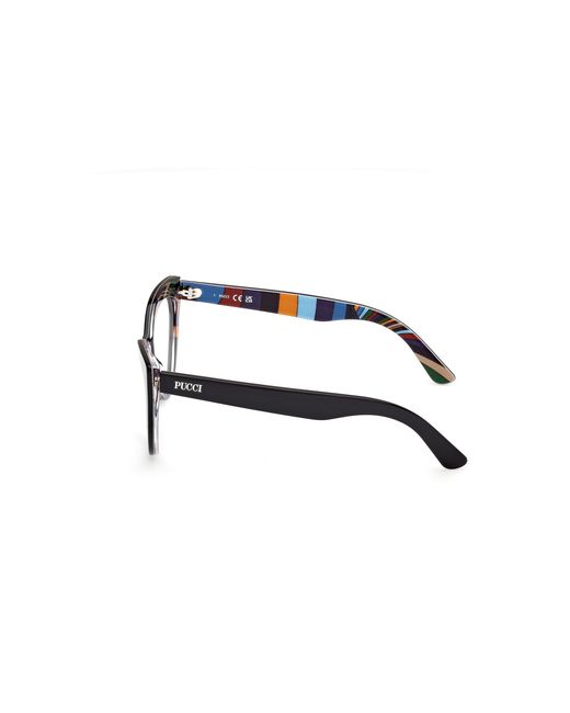 Emilio Pucci Black Ep5266 004 Optical Frames Acetate Cat Eye Normal
