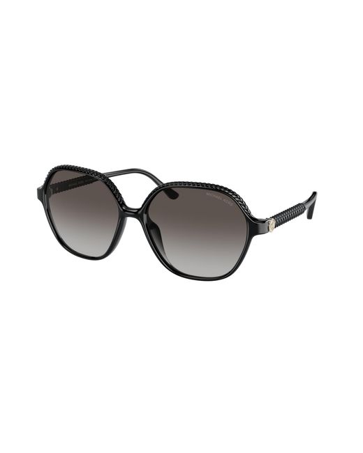 Michael Kors Black Mk2186U Bali 30058G Sunglasses Injected Geometric Normal Shaded