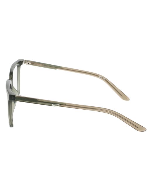 Nike Black 7064 334 Optical Frames Squared Normal