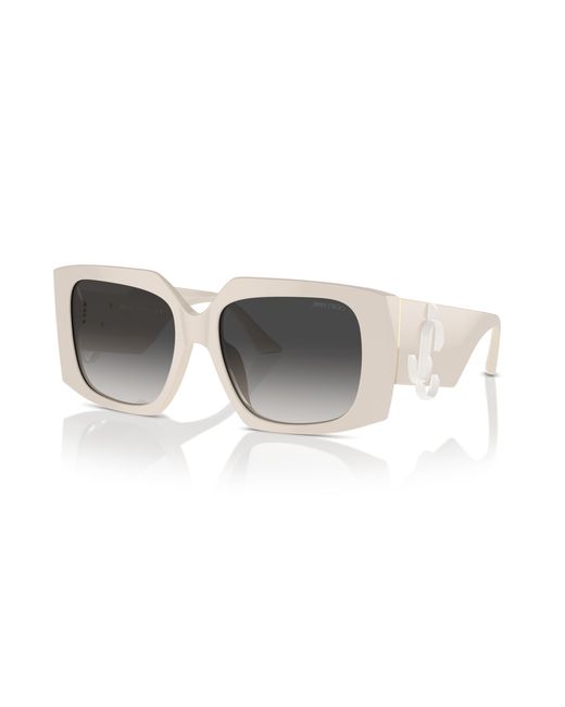 Jimmy Choo Black Jc5006U 50088G Sunglasses Acetate Butterfly Normal Shaded