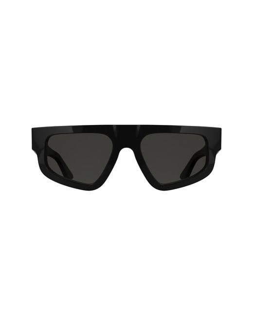 Calvin Klein Black Ck25539S 001 Sunglasses Acetate Smoke Squared Normal