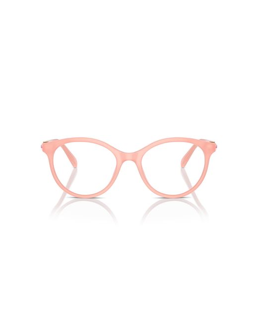 Swarovski Black Sk2019 1041 Optical Frames Acetate Round Normal