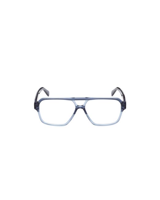 Guess Black Gu50093 092 Optical Frames Acetate Squared Normal for men