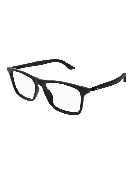 Montblanc Black Mb0359O 006 Optical Frames Acetate Transparent Squared for men