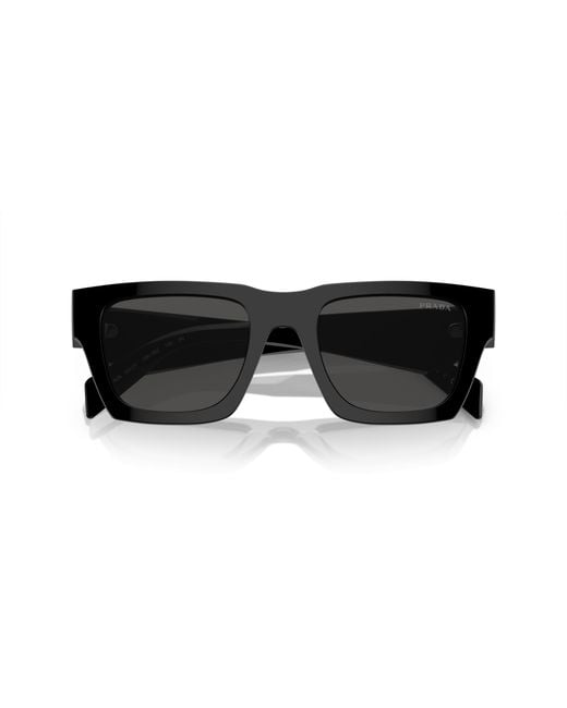 Prada Black Pr A06S 16K08Z Sunglasses Acetate Pillow Normal for men