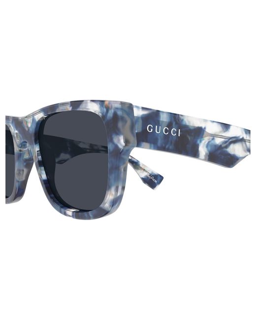 Gucci Black Gg2009S 002 Sunglasses Acetate Squared for men
