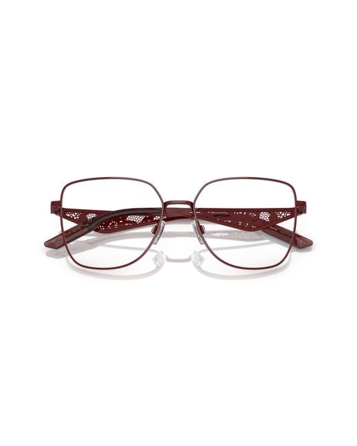 Dolce & Gabbana Black Dg1358 1319 Optical Frames Metal Transparent Squared Normal