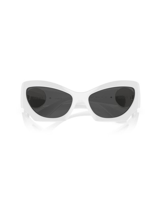 Versace Black Ve4450 314/87 Sunglasses Injected Cat Eye Normal