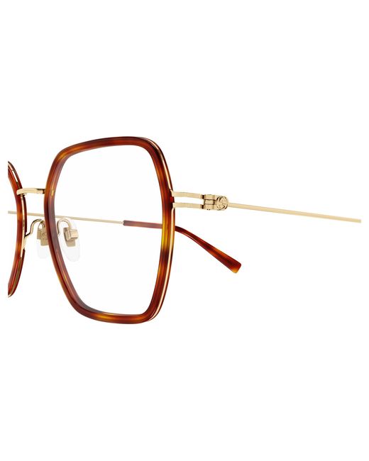 Gucci Black Gg1850O 002 Optical Frames Injected Transparent Squared