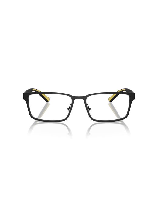 FERRARI SCUDERIA Black Fz7002 101 Optical Frames Metal Squared Normal for men