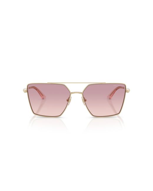 Jimmy Choo Black Jc4016Hb 300668 Sunglasses Metal Squared Normal Shaded