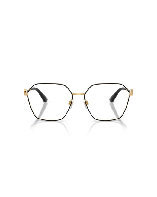 Dolce & Gabbana Black Dg1366 1334 Optical Frames Metal Transparent Pantos Normal
