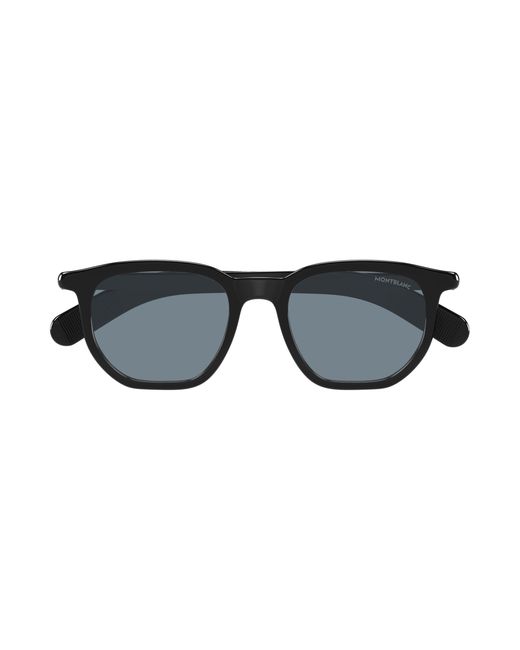 Montblanc Black Mb0352S 008 Sunglasses Acetate Squared for men