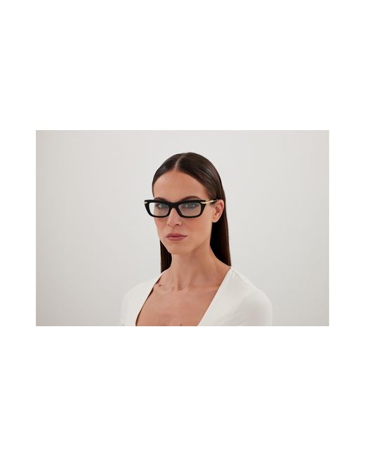 Bottega Veneta Black Bv1371O 001 Optical Frames Acetate Transparent Squared