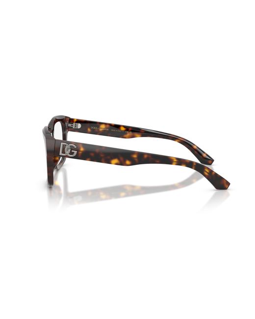 Dolce & Gabbana Black Dg3416 502 Optical Frames Acetate Squared Normal for men