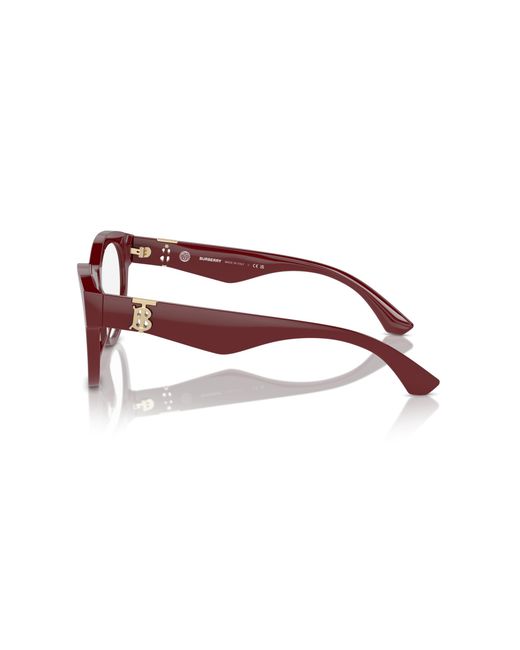 Burberry Black Be2404 4119 Optical Frames Acetate Transparent Round Normal