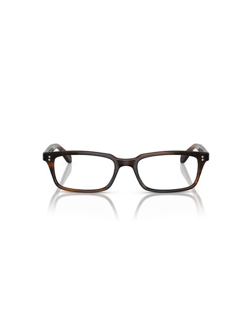 Oliver Peoples Black Ov5102 Denison 1724 Optical Frames Acetate Transparent Squared Normal for men