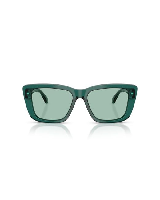 Emporio Armani Green Ea4246U 6252/2 Sunglasses Acetate Cat Eye Normal
