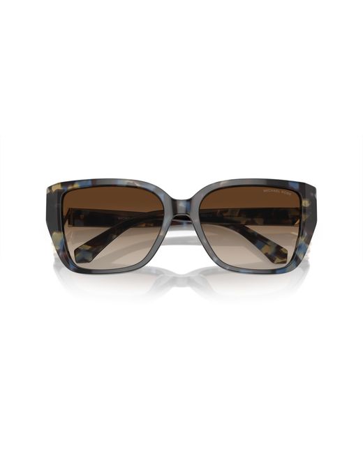 Michael Kors Black Mk2199 Acadia 395213 Sunglasses Acetate Squared Normal Shaded